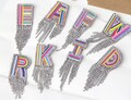 Diamond Tassel letter Embroidery Applique Patch,Rhinestone Alphabet Supplies for Coat,T-Shirt,Clothing Embroidered Letters Appliques Patches product logo