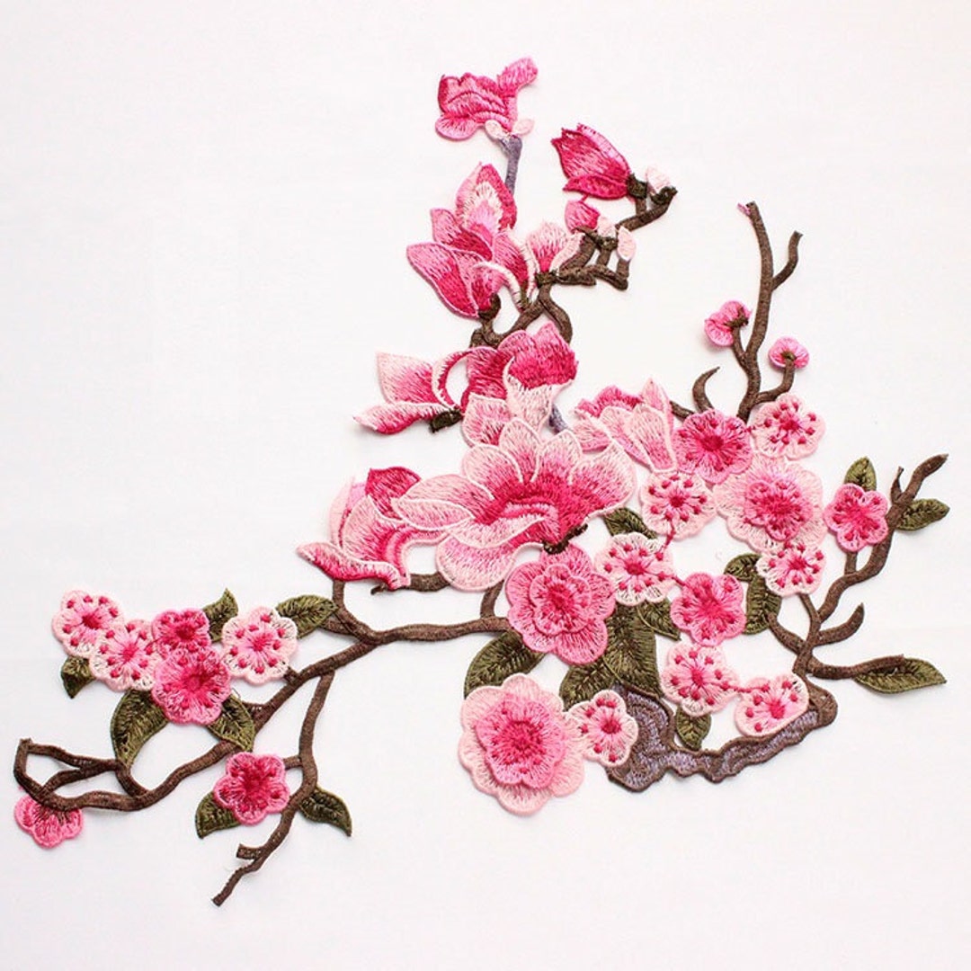 Delicate Embroidered 3D Flower Applique Patch,vintage Floral Patch for Clothing or Dress