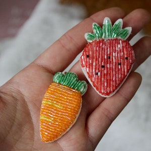 Fruit Embroidery Beaded Sequined Applique Patch,Beaded Fruits Patch Supplies for Coat,T-Shirt,Costume Decorative Appliques Patches