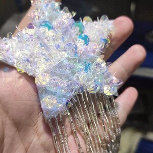 Delicate Embroidery Beaded Star Sequined Applique Patch,Beaded Star Patch Supplies for Coat,T-Shirt,Costume Decorative Appliques Patches