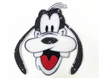 Cartoon Sequined Applique Patch,Paillette Patch,Sequins Patch Supplies for Coat,T-Shirt,Costume Decoration