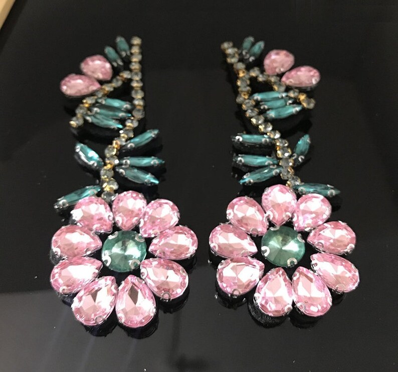 beaded flower applique