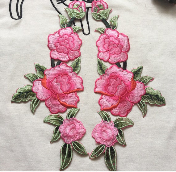 Fashion and Floral Iron-on Embroidered Appliques/ Patches
