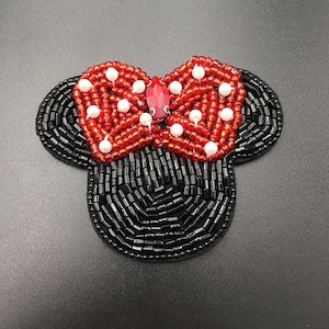 Delicate Embroidery Cartoon Sequined Beaded Applique Patch,Beaded Patch Supplies for Coat,T-Shirt,Costume Decorative Appliques Patches