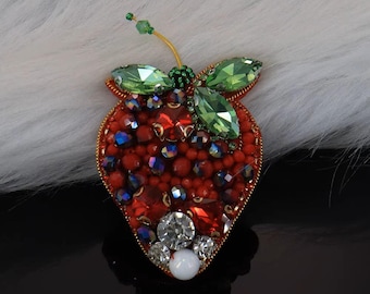 Various Embroidery Rhinestone Fruits Sequined Applique Patch,Beaded Vegetable Patch Supplies for Coat,T-Shirt,Costume Appliques Patches