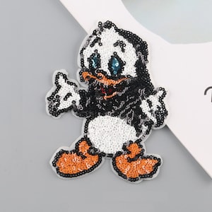 Cartoon Sequined Applique Patch,Paillette Patch,Sequins Cartoon Patch Supplies for Coat,T-Shirt,Costume Decorative Patches