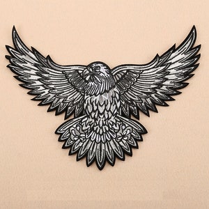 Delicate Eagle Embroidered Applique Patch,Embroidery Eagle Patches for T-shirt,Jeans or Coat Decorative Embroidery Appliques Patches