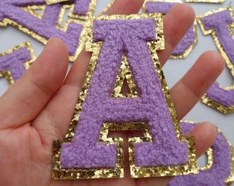 Letters Patch Alphabet Embroidered Applique Colorful Letters - Etsy