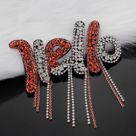 Toppe Termoadesive Toppe Con Diamanti Toppa Ricamata Con