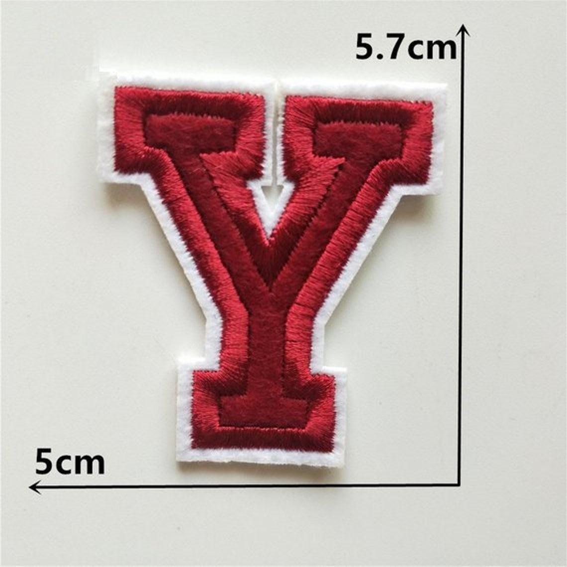 Red Embroidered Iron on Letters Applique Patchiron on Name - Etsy