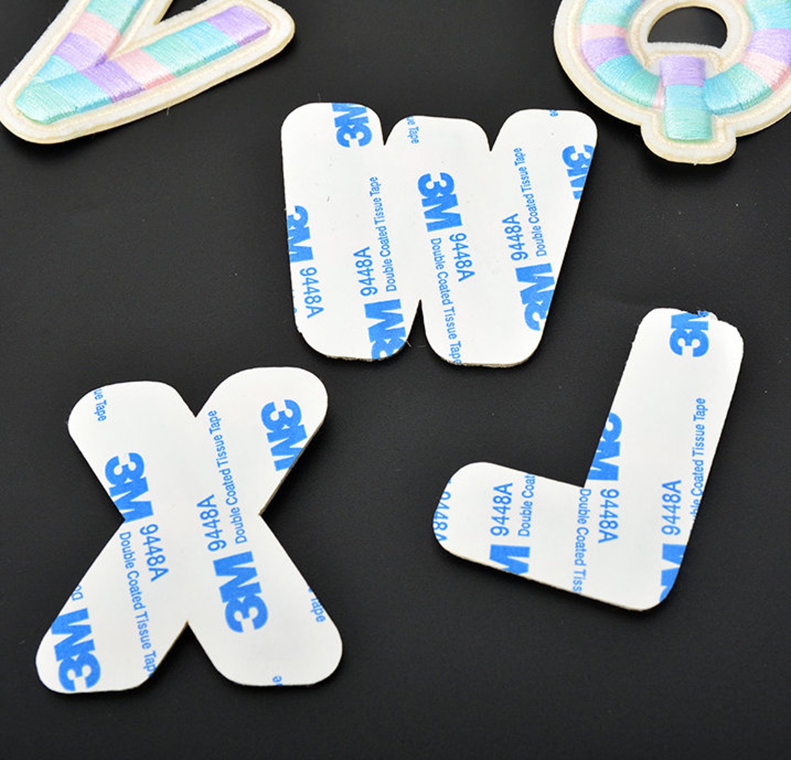 Sticker Colorful Embroidered Letter Applique Patchembroidery - Etsy