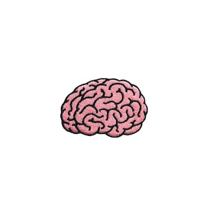 Brain Embroidered Iron On Applique Patch,Embroidery Brain Iron on for T-shirt,Coat or Jeans Decorative Embroidery Iron On Patches