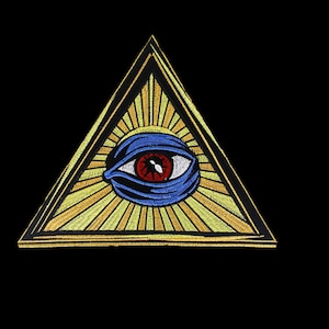 Eye Embroidered Applique Patch,Embroidery Vintage Eye Patch Supplies for Coat,T-Shirt,Jeans,Decorative Appliques Patches
