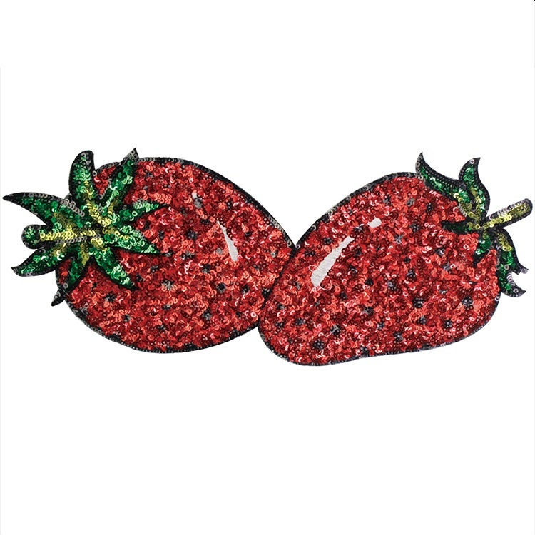 sequin strawberry