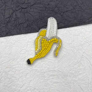 Olika broderi- och paljettpärlapplikationer med frukt, pärlfärgade frukter-applikationsmaterial för kappa, t-shirt, kostym, dekorativa applikationslappar