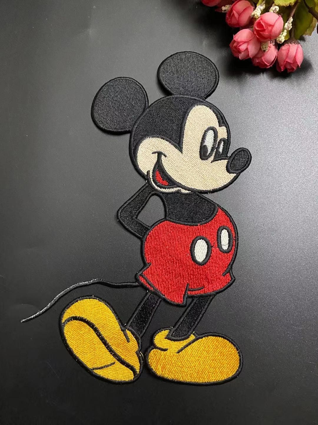 Mickey Patch, Minnie Mouse Patch, Disney Iron on Patch, Embroidery