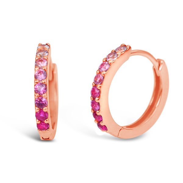 Pink Ombre Statement Earrings main image 0