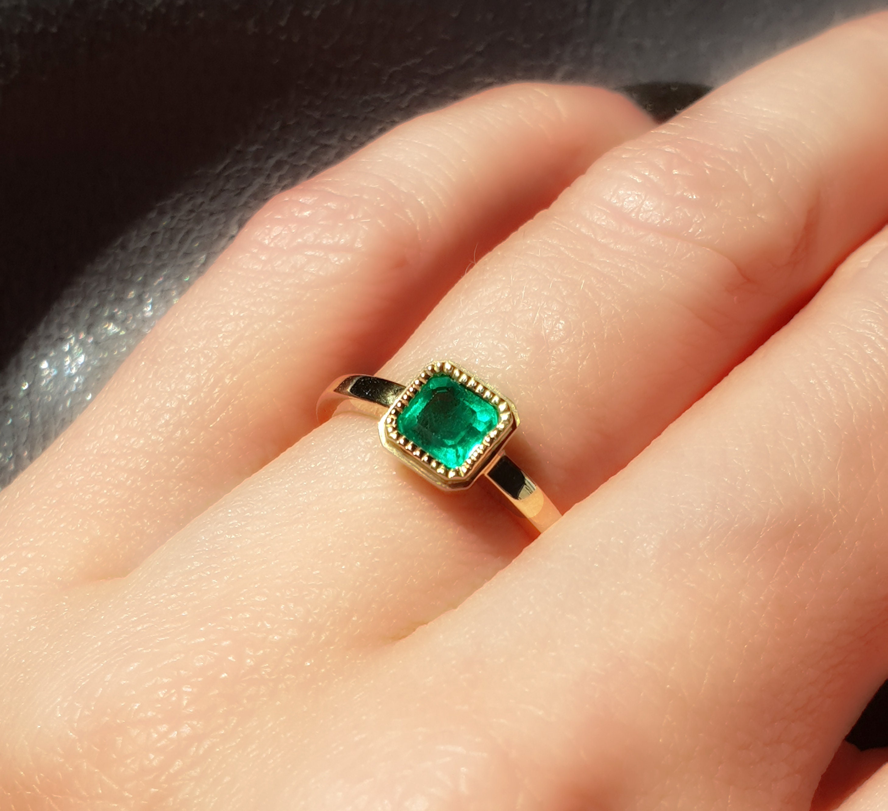 Emerald & Diamond Forever Ring – YI COLLECTION