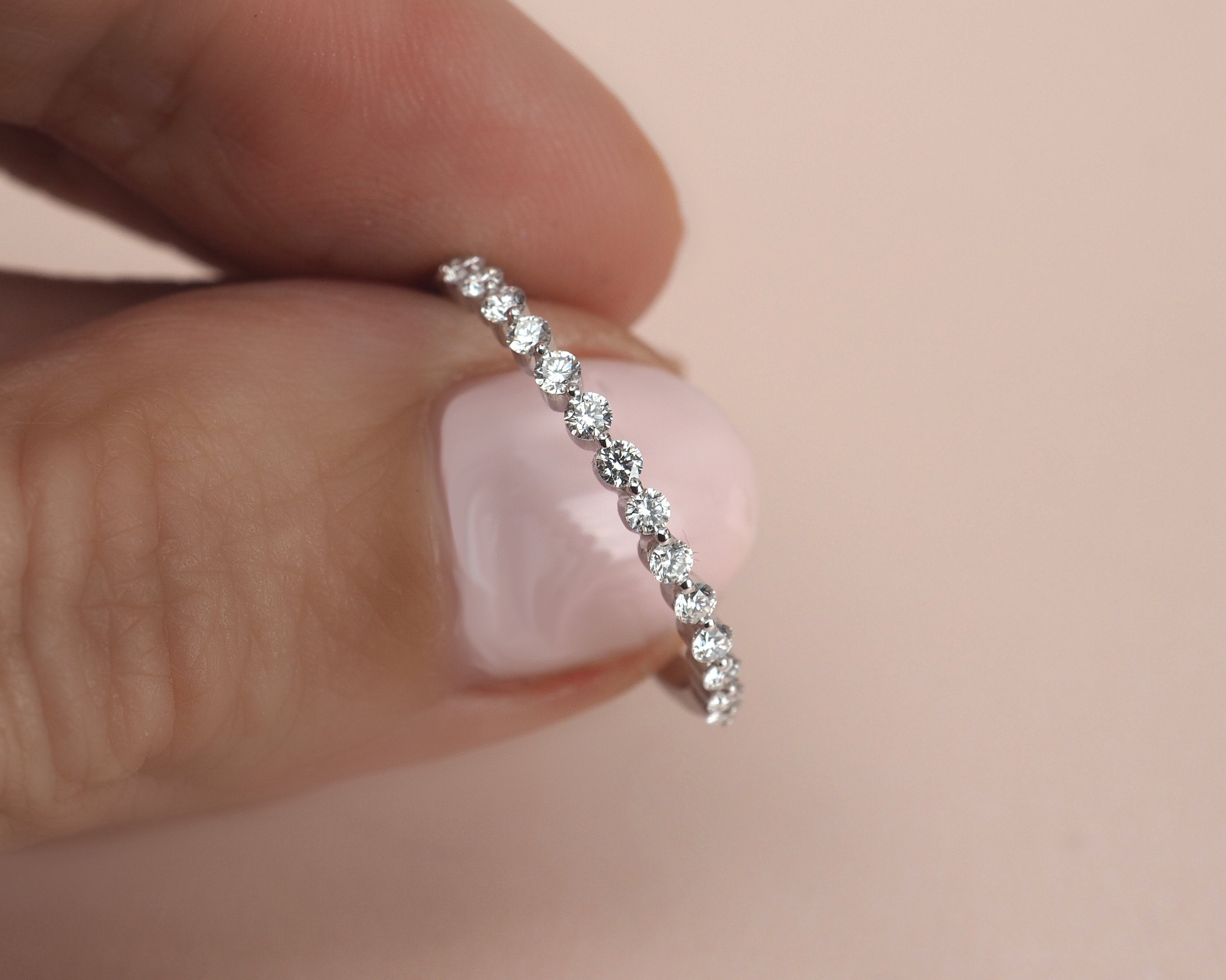 セチクチュール レディース リング アクセサリー Bubble Diamond Band Ring | fermejeanrobertaudet.ca