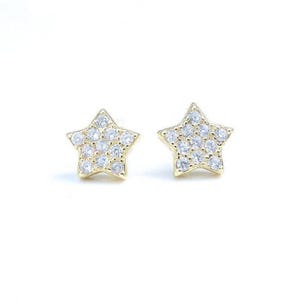 Diamanten steroorknopjes 14k 18k goud. Paar . Geel wit roségoud. Polamai