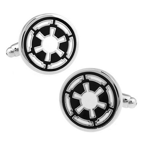 Galactic Empire Cufflinks Star Wars Movie Fan Sci Fi Dark Side Groom Best Man Groomsmen Wedding Father's Day Gift