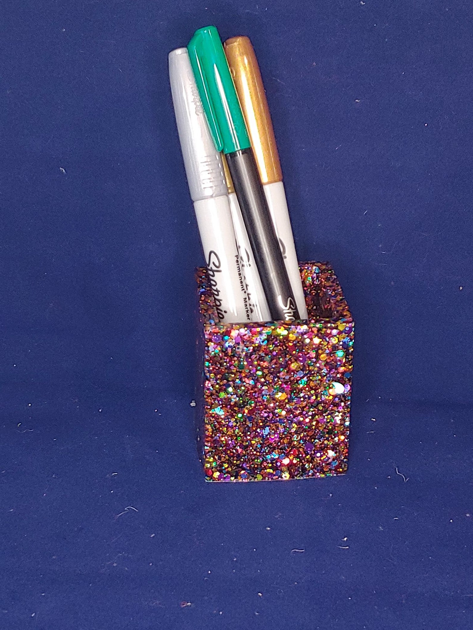 Resin pen/pencil holder Etsy