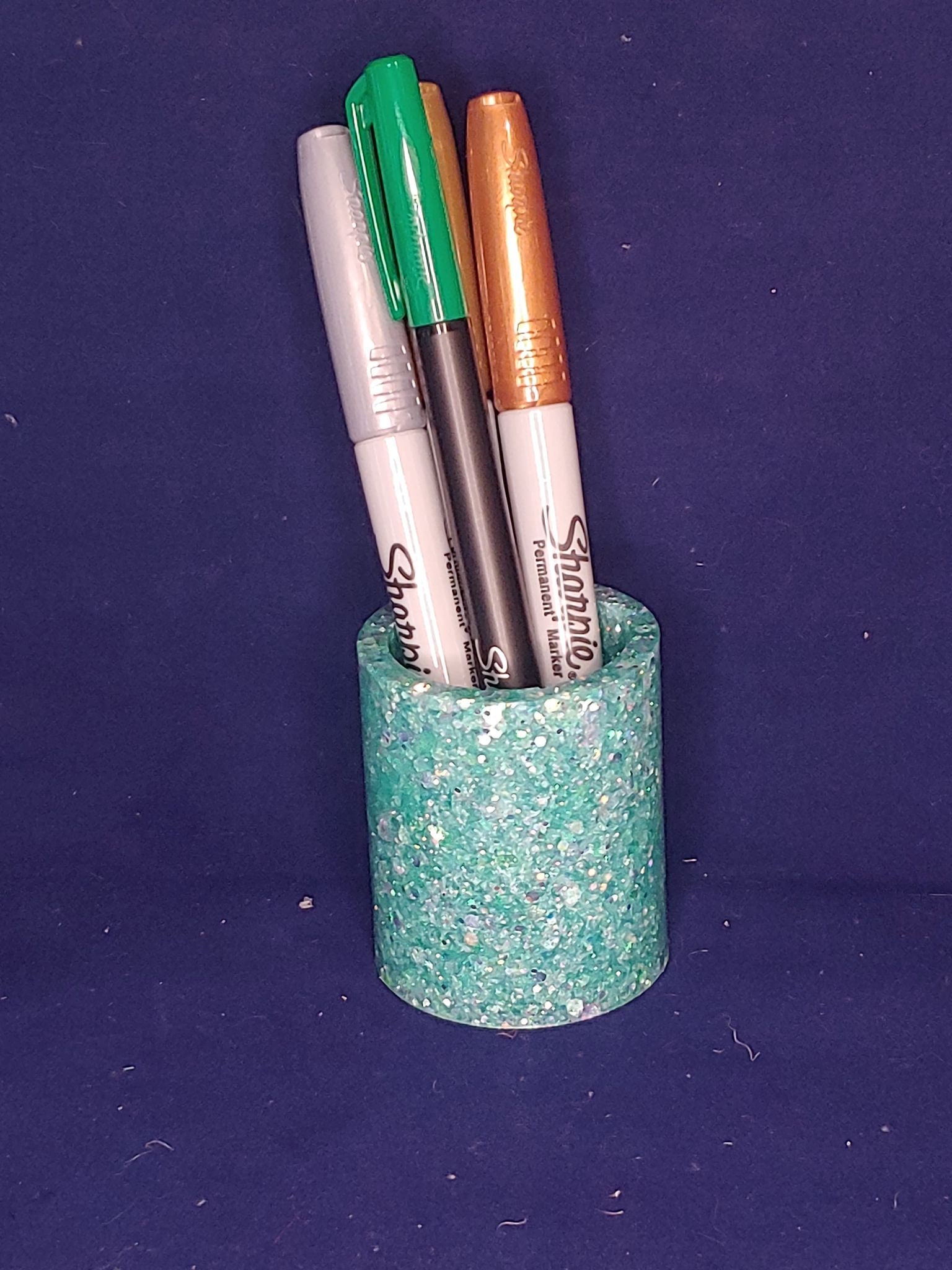 Resin pen/pencil holder Etsy