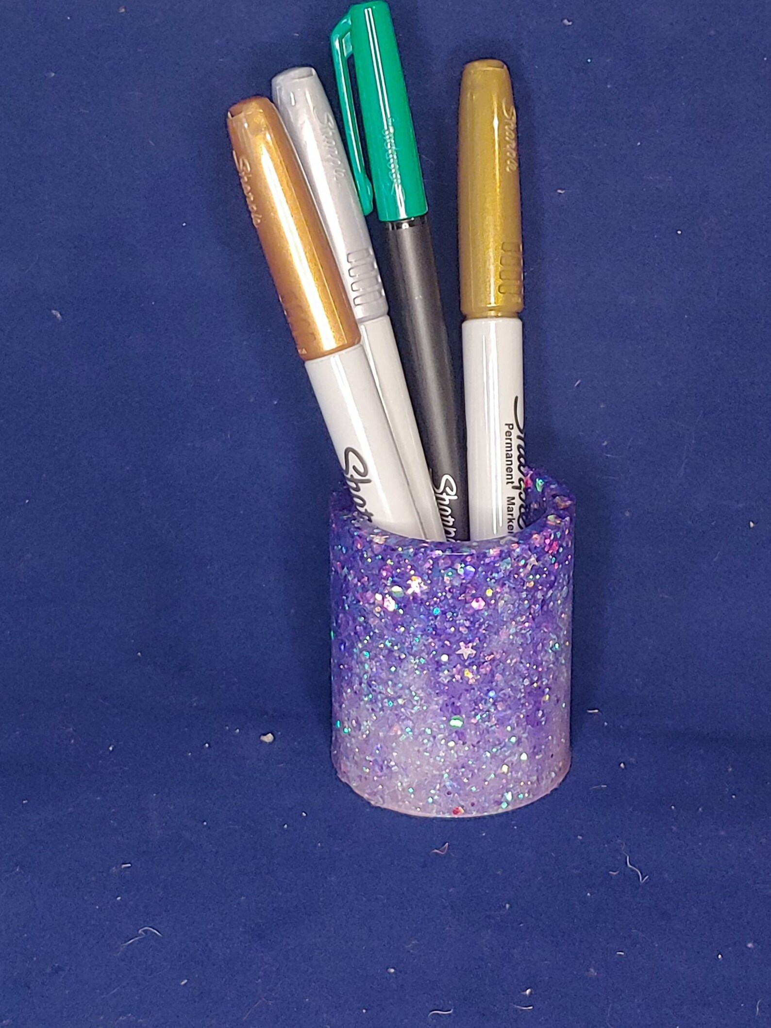 Resin pen/pencil holder Etsy
