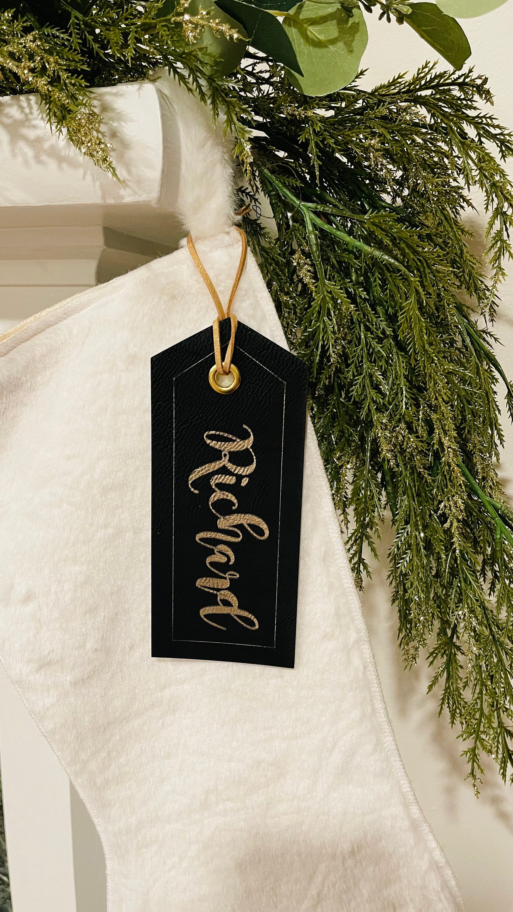 Personalized Name Tags. Leather Name Tags. Name Tags for Etsy