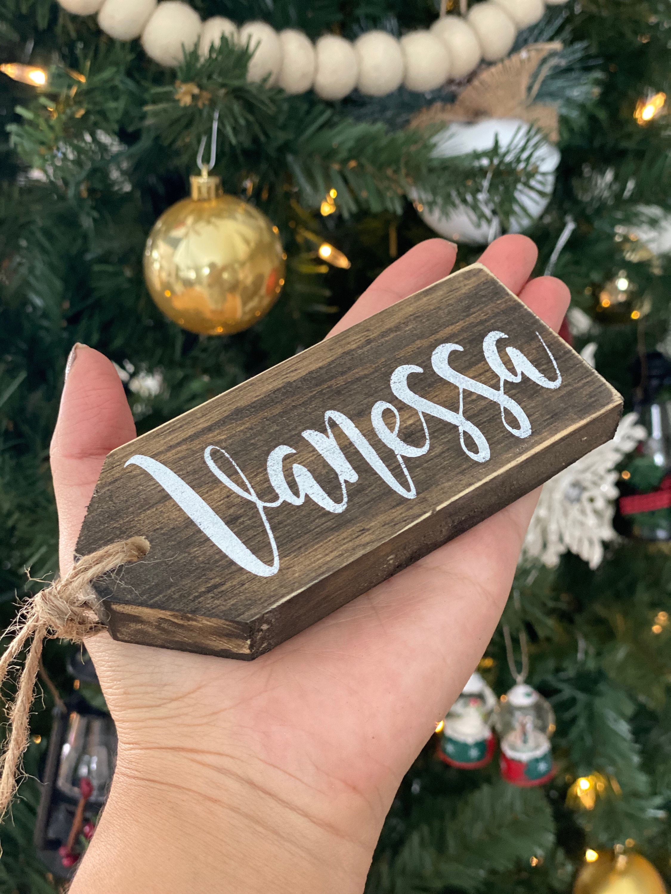 Personalized name tags. Wooden name tags. Name tags for Etsy