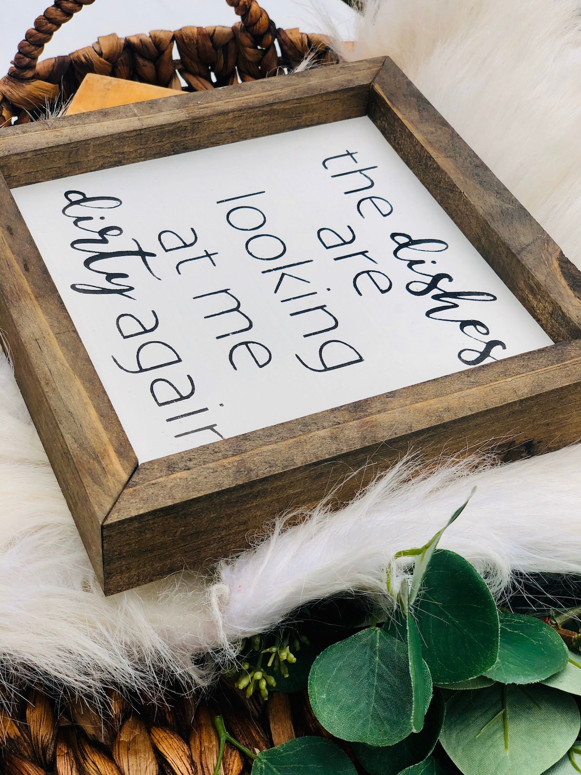 Schmutziges Geschirr Schild. Das Geschirr schaut mich wieder Etsy