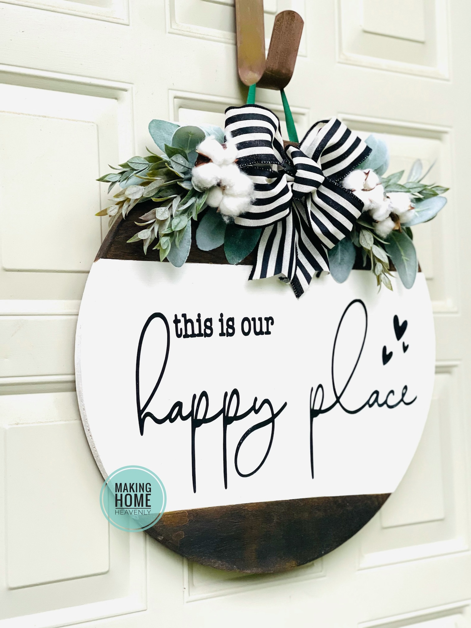 This is Our Happy Place Happy Place Door Hanger Happy Place Etsy