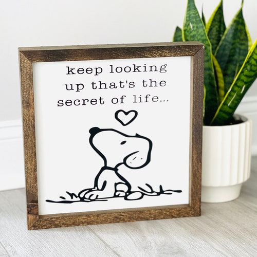 Snoopy Snoopy Keep Looking Up Keep Looking Up Thats The Etsy