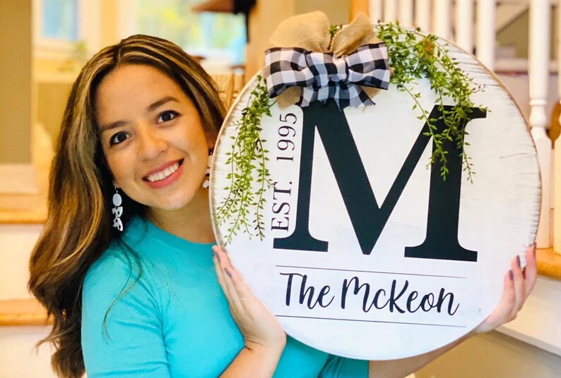 Front Door Hanger Customized Door Hanger Door Sign Etsy