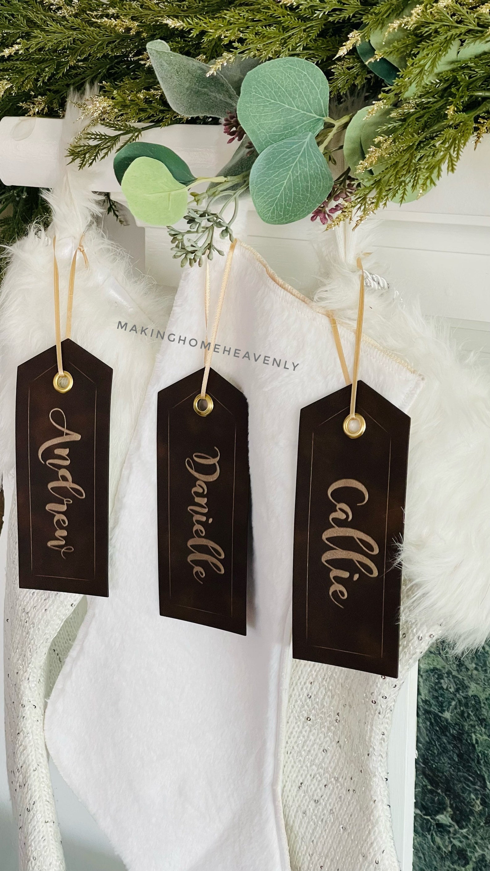 Personalized Name Tags. Leather Name Tags. Name Tags for Etsy