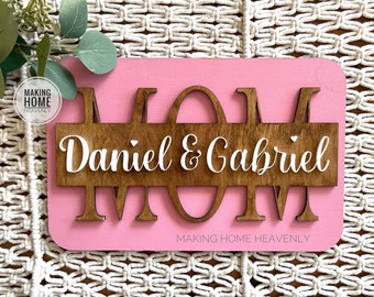 Mom’s Gift| Mother’s Day Gift|3D Mom Sign| 3D Sign for Mom| Laser Cut Sign for Mom| Special  Gift for Mom