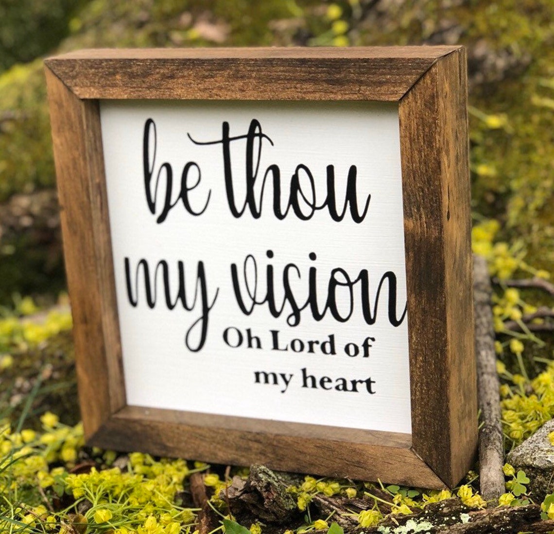 Be Thou My Vision Oh Lord of My Heart Sign. Christian Decor. Etsy