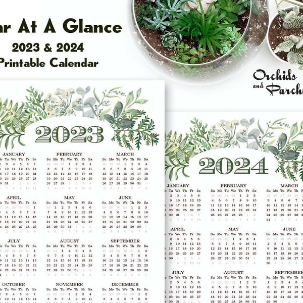 Forest Calendar 2024 Etsy