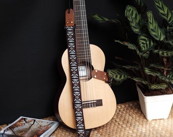 Flower Woven Ukulele Strap 3in1