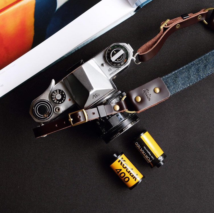 Deep Blue Vintage Camera Strap / Bag Strap Etsy