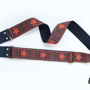 Tracolla per chitarra Blossom Orange