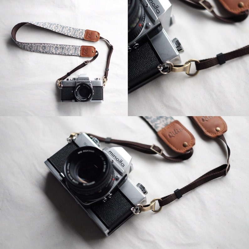 Fabric Flower Camera Strap image 9