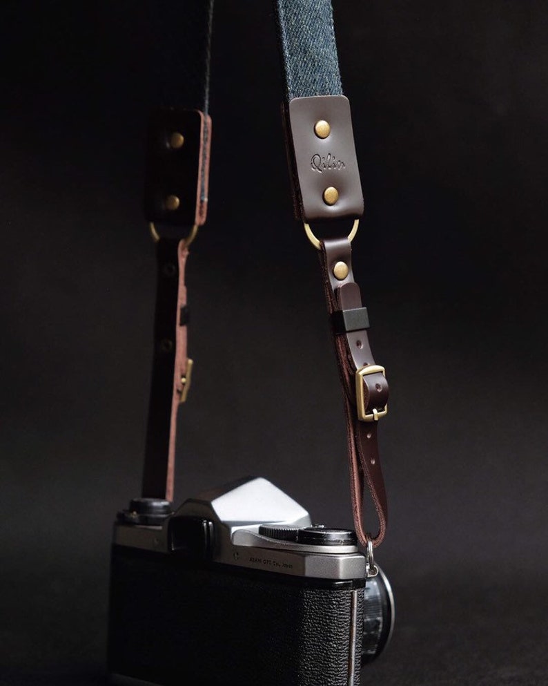 Deep Blue Vintage Camera Strap / Bag Strap Etsy