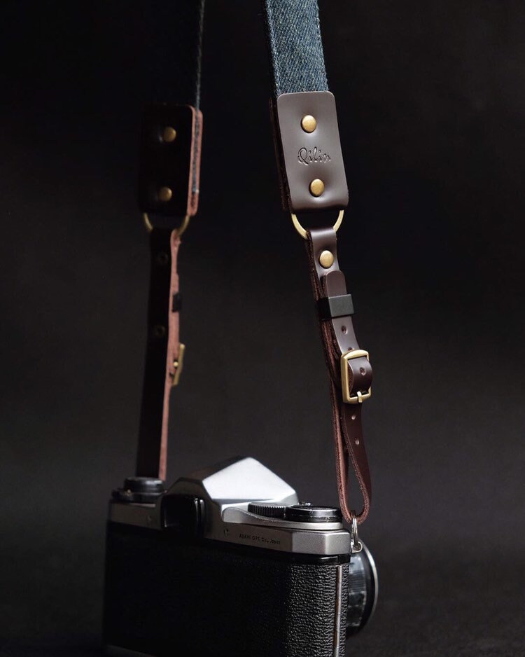 Deep Blue Vintage Camera Strap / Bag Strap Etsy