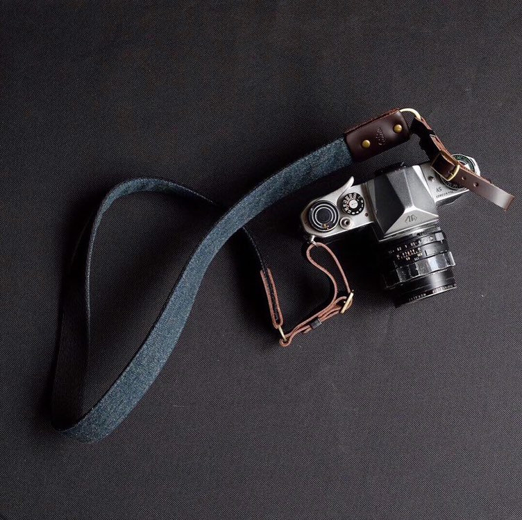 Deep Blue Vintage Camera Strap / Bag Strap Etsy