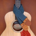 Deep Blue Denim Guitar Strap product logo