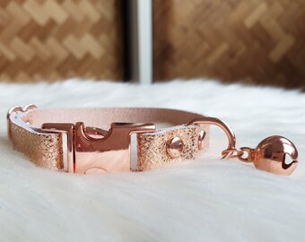 rose gold cat collar