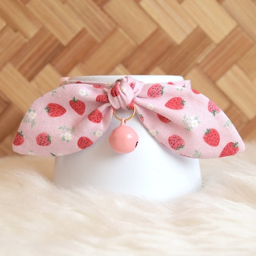 Strawberry Cat Collar Strawberry Bell With Breakaway Safety Etsy