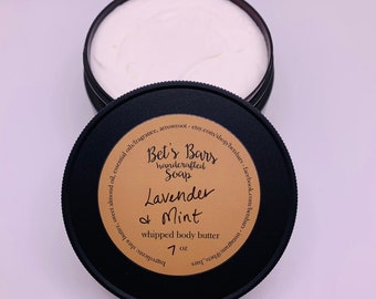 Whipped Body Butter. 2oz and 7oz. Various Scents. Some with Shimmer.