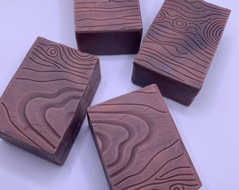 Sandalwood Rose Woodgrain Soap